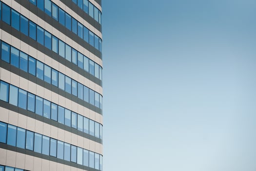 A building with many windows photo