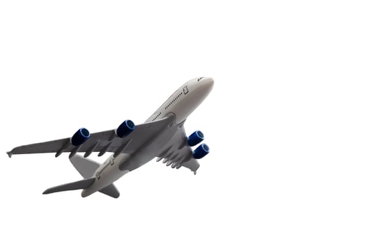 Airplane isolated on white background. photo