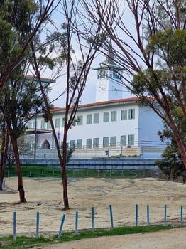 University of Cyprus old campus historic building in Nicosia, Cyprus photo