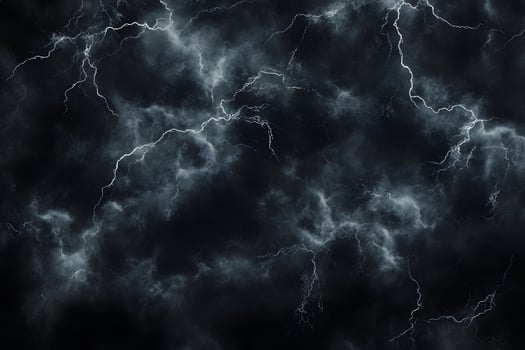 Image of Lightning and Dark Clouds photo