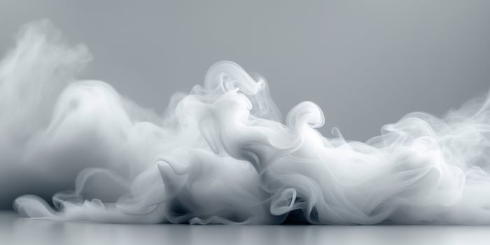 Abstract Smoke Background - Swirling Fog and Mystical Atmosphere with Soft Flow. photo