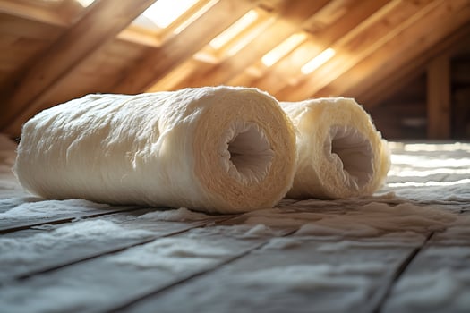 Sustainable Home Insulation in Cozy Attic Space for Energy Efficiency and Comfort photo