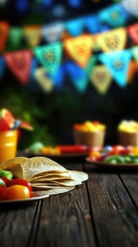 Celebrate Cinco de Mayo with vibrant decor and delicious festive dishes photo