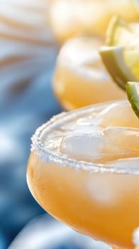 Celebrate Cinco de Mayo with refreshing margaritas and colorful decorations photo
