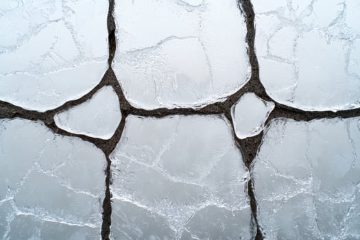 Abstract Ice Pattern on a Cold Surface photo