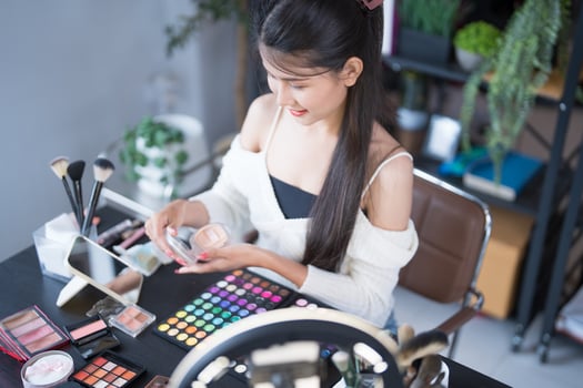 beauty and cosmetics industry, makeup and cosmetics concept photo