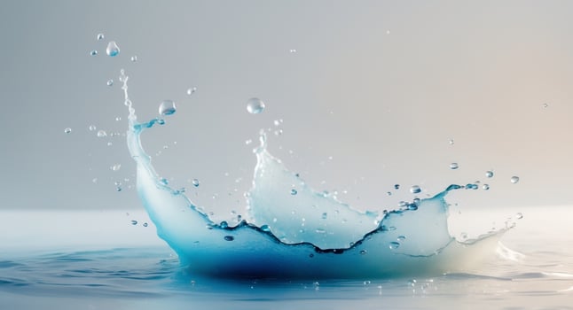 Design a watercolor splash with a gradient effect. photo