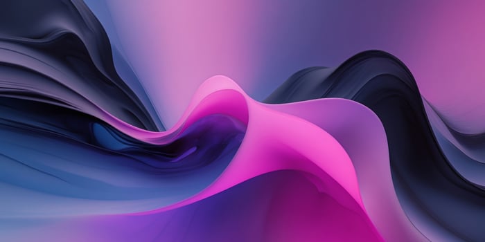 Vibrant Abstract Gradient Background Dark Blue Purple Magenta Pink Black Fluid Texture Design. photo