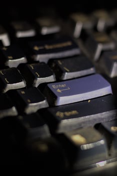 A close up of a keyboard photo
