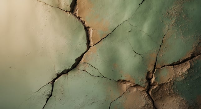Earthy grunge texture blending green with brown hues. photo