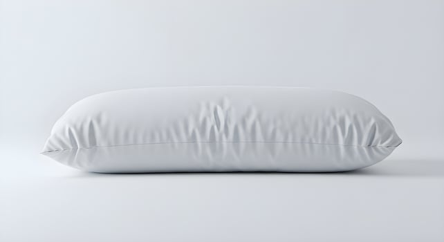 Soft White Body Pillow for Comfortable Sleep photo