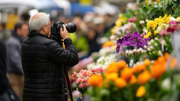 Photographers Capturing Market Moments photo