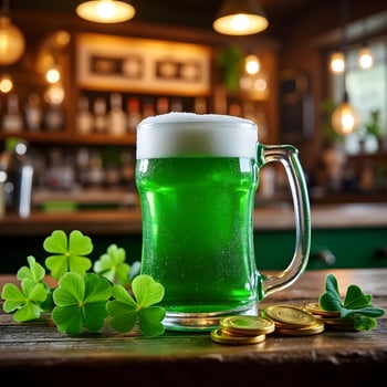 Green Drink Bar Scene photo