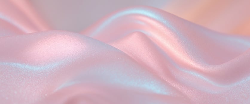 A close up of a pink and blue fabric photo