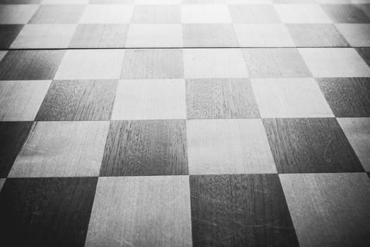 Background with vintage chess board photo