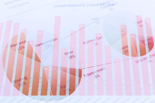 Business Line graph photo