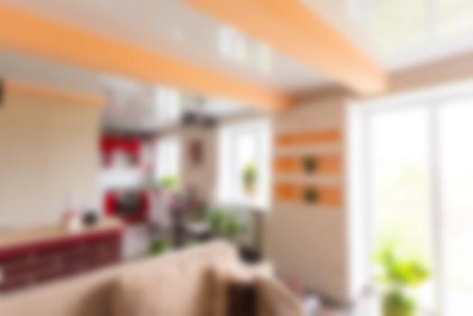 Abstract blur interior background photo