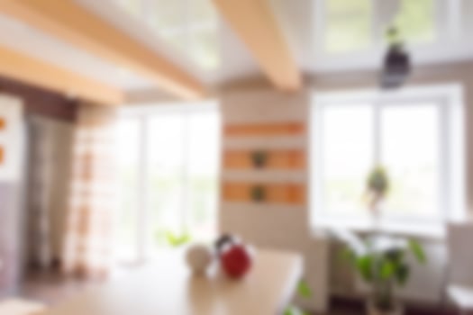 Abstract blur interior background photo