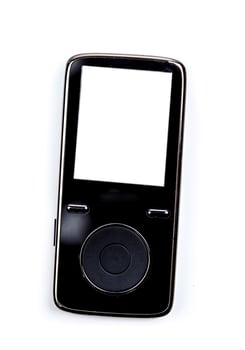 Small mp3 player isolated on white photo
