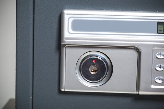 Safe box with electronic lock photo