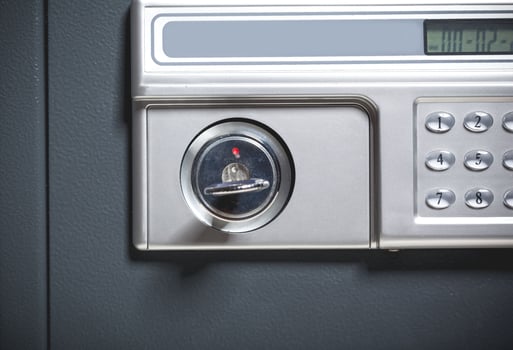 Safe box with electronic lock photo