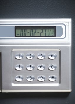 Safe box with electronic lock photo