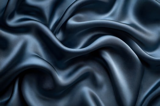 Luxurious Dark Blue Silk Fabric Texture for Elegant Design Projects photo