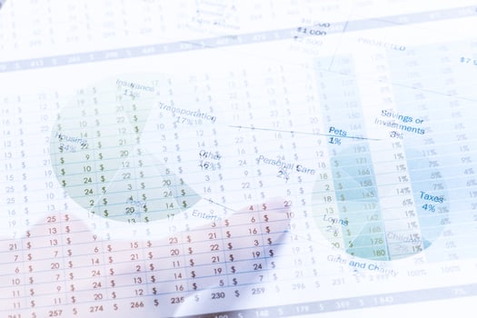 Business Line graph photo