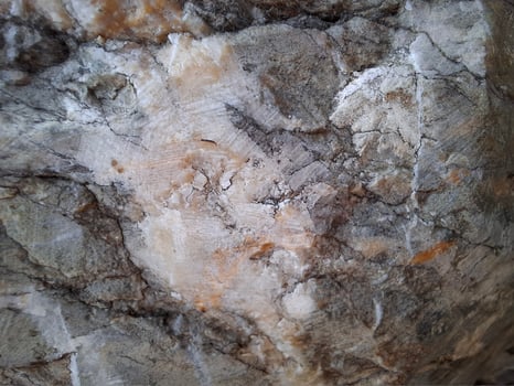 A beautiful of granite. Grey Rock. Stone. photo