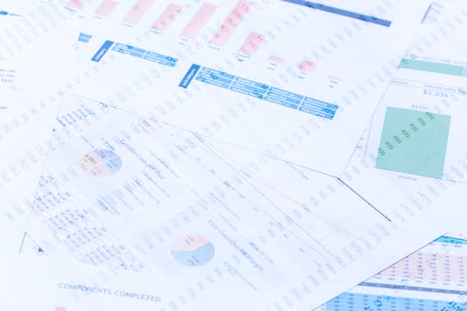 Business Line graph photo