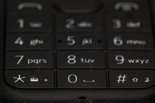 Close-up of Mobile Phone Keypad photo