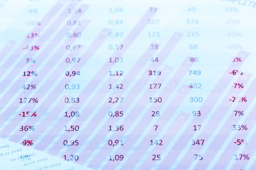 Business Line graph photo