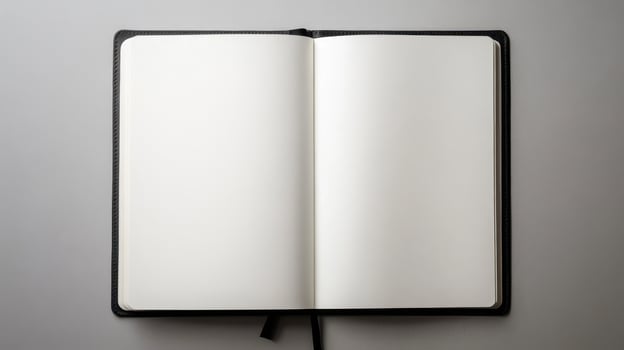 blank journal page inviting creativity and reflection photo