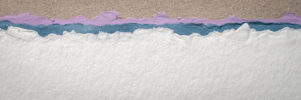 abstract landscape in pastel tones, a collection of art papers photo