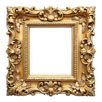 antique gold picture frame photo
