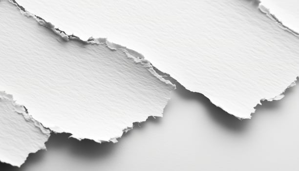 A close up of a piece of white paper photo
