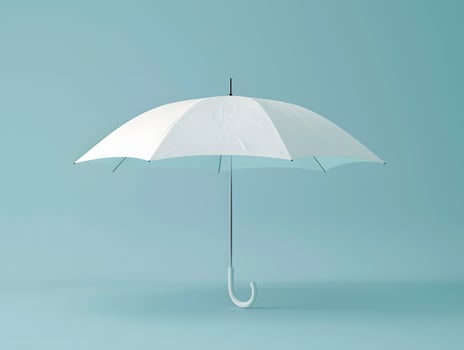 Blank umbrella mockup photo