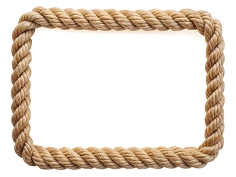 circle rope frame with free style node photo