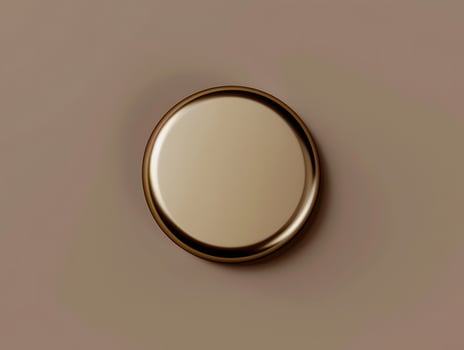 A round object on a brown background photo