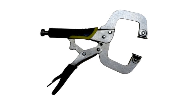 Isolated locking pliers providing grip and leverage for various tasks photo