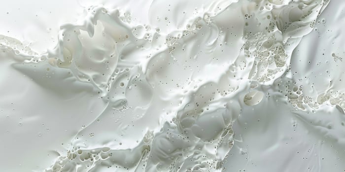 A white substance is being sprayed on a surface photo