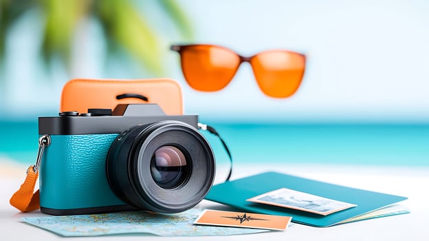 Travel photography concept photo