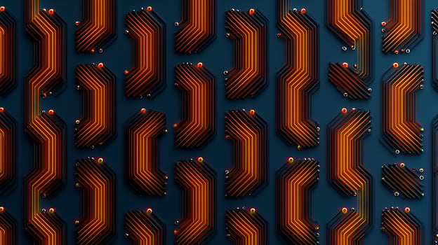 A background with orange and black lines photo