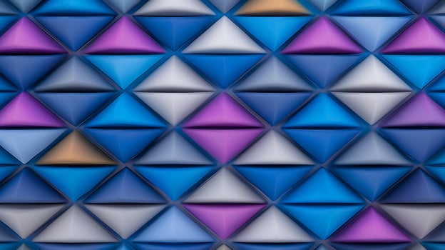 A blue and purple background with triangles photo