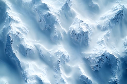 Majestic Winter Landscape with Snow-Covered Mountains for Nature Photography photo