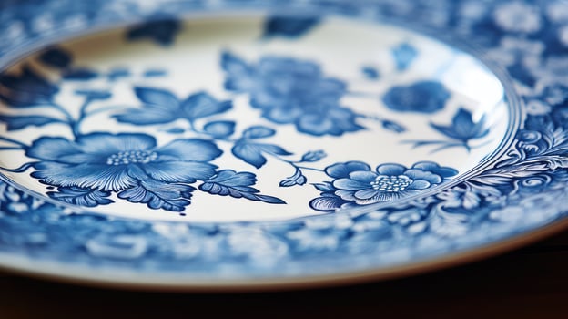intricate blue patterns photo