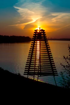 alignment of the navigation sign photo