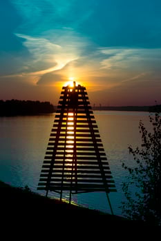 alignment of the navigation sign photo