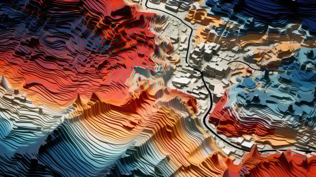 visualization topography data photo