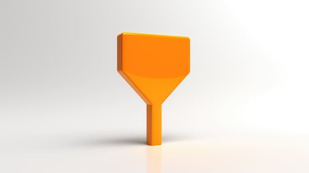 completion orange check mark photo